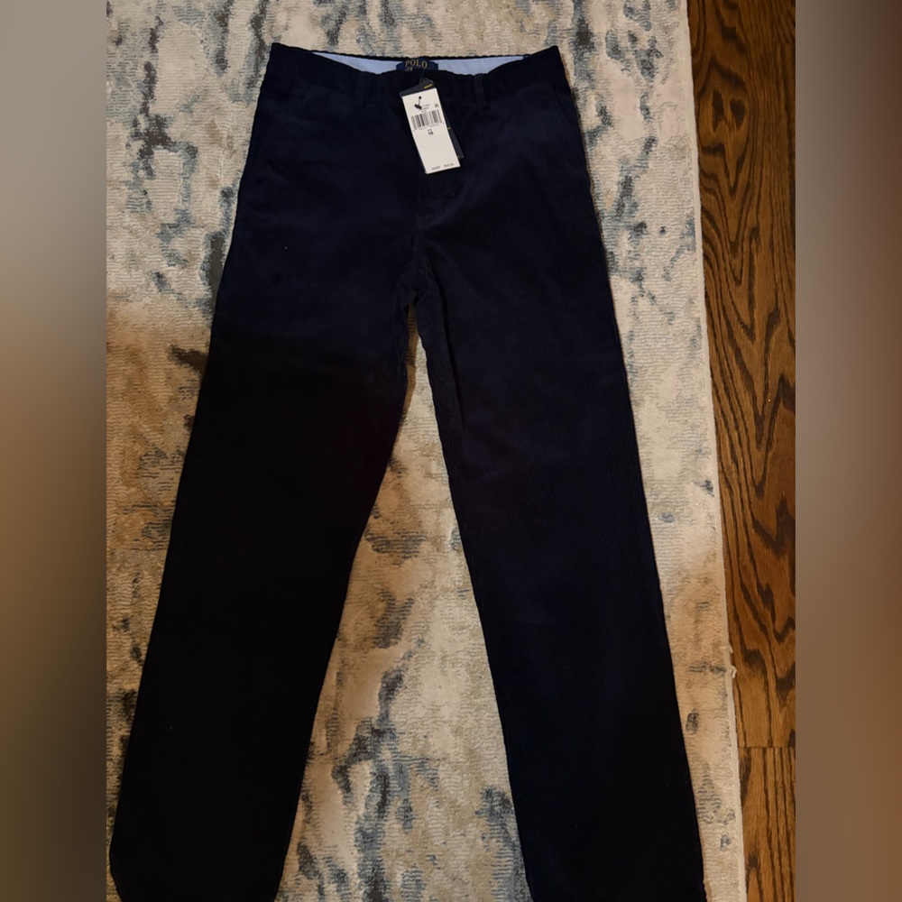 Polo by Ralph Lauren Navy Corduroy Trousers